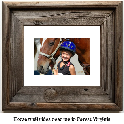 horse trail rides near me in Forest, Virginia